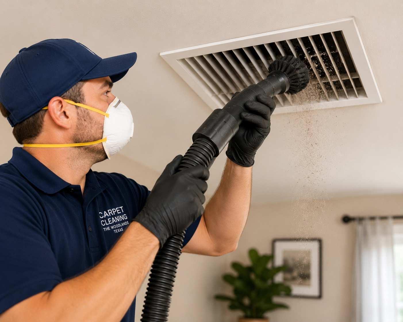 Professional air vent cleaning service