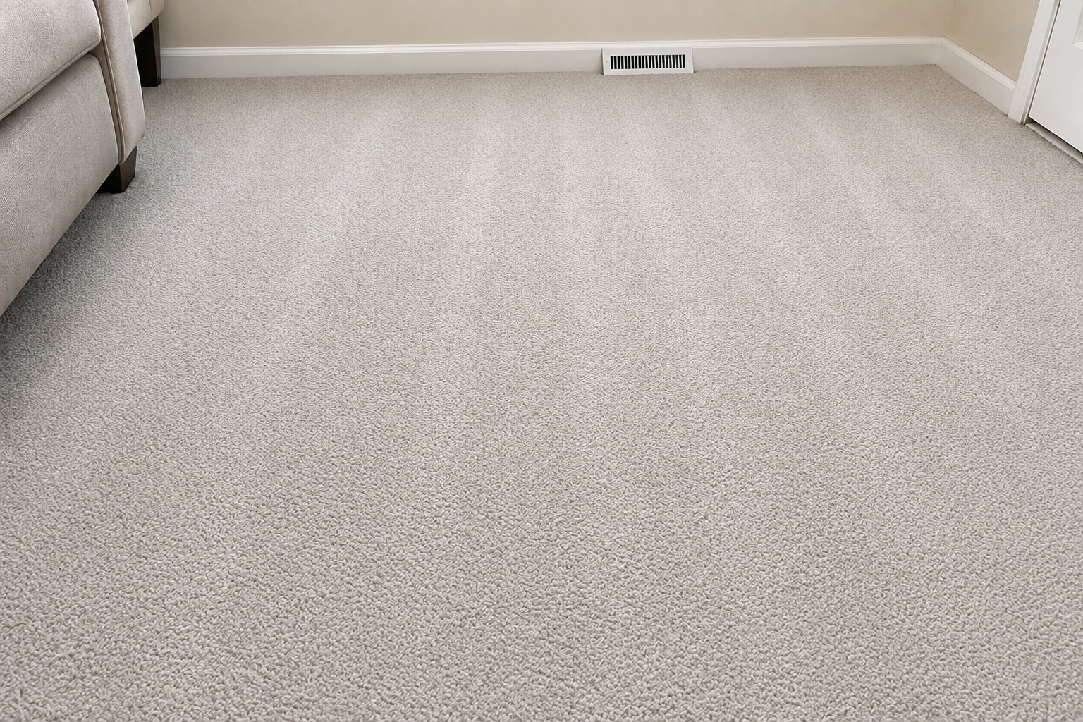 Carpet after professional cleaning