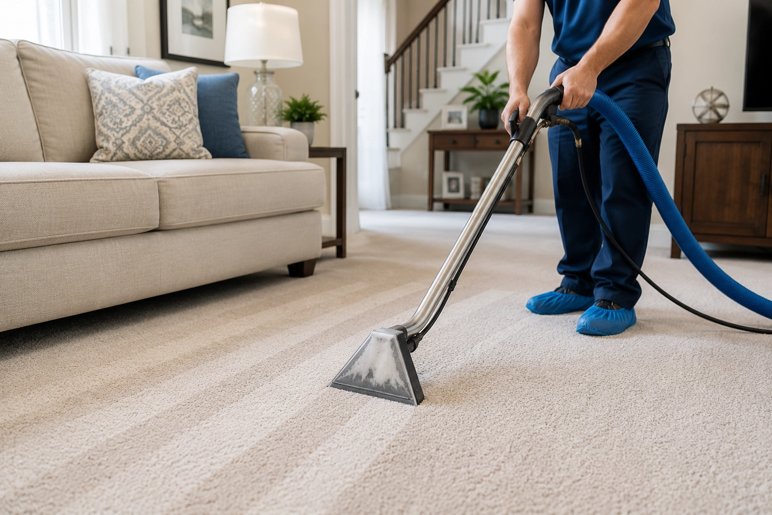 Professional carpet cleaning in The Woodlands Texas