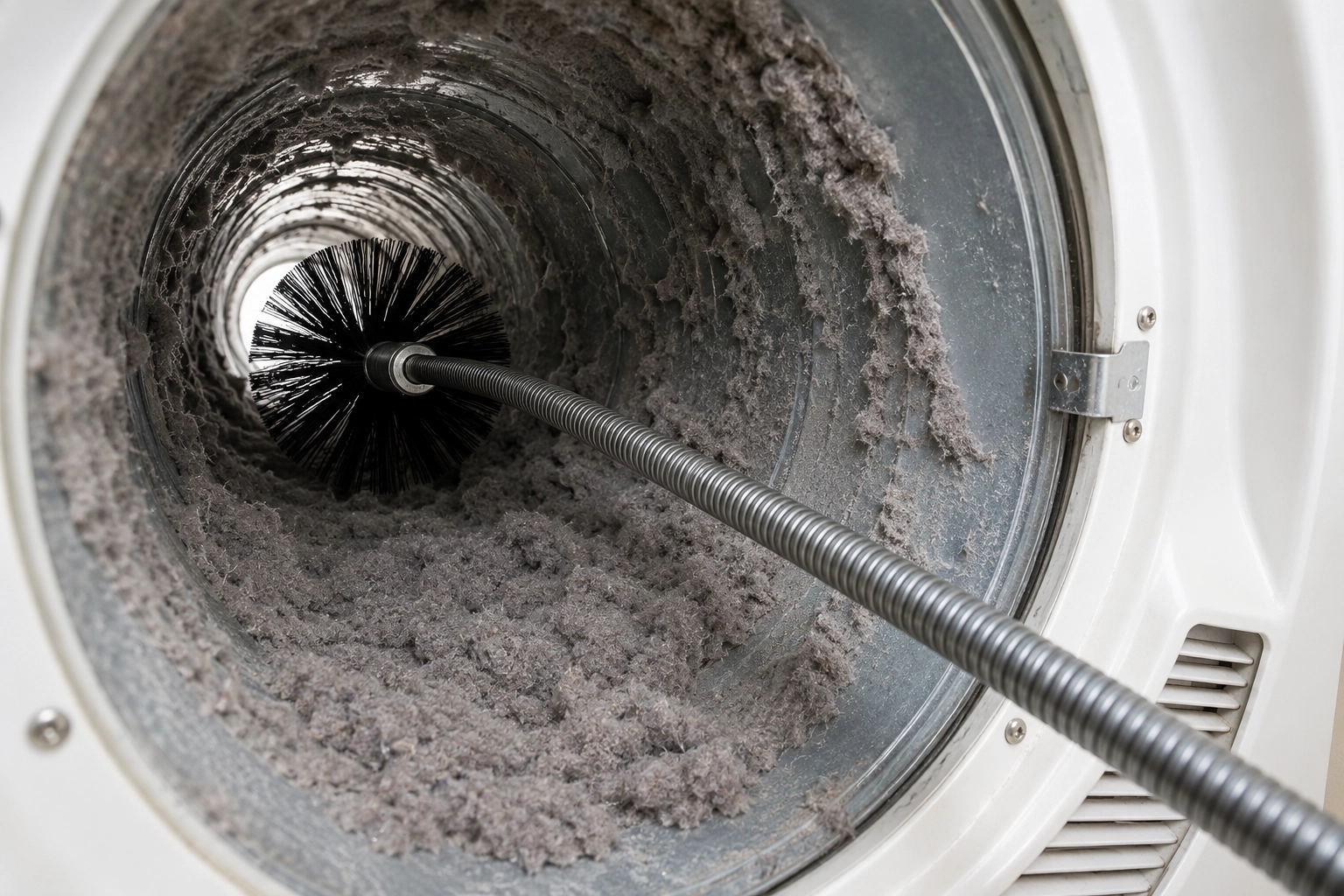 Professional dryer vent cleaning service