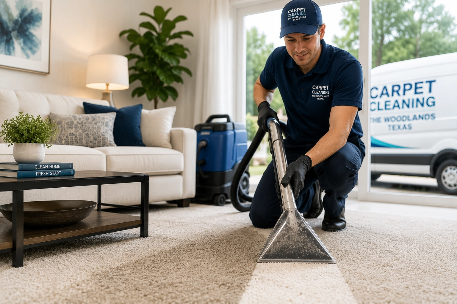 Carpet Cleaning The Woodlands Texas home page