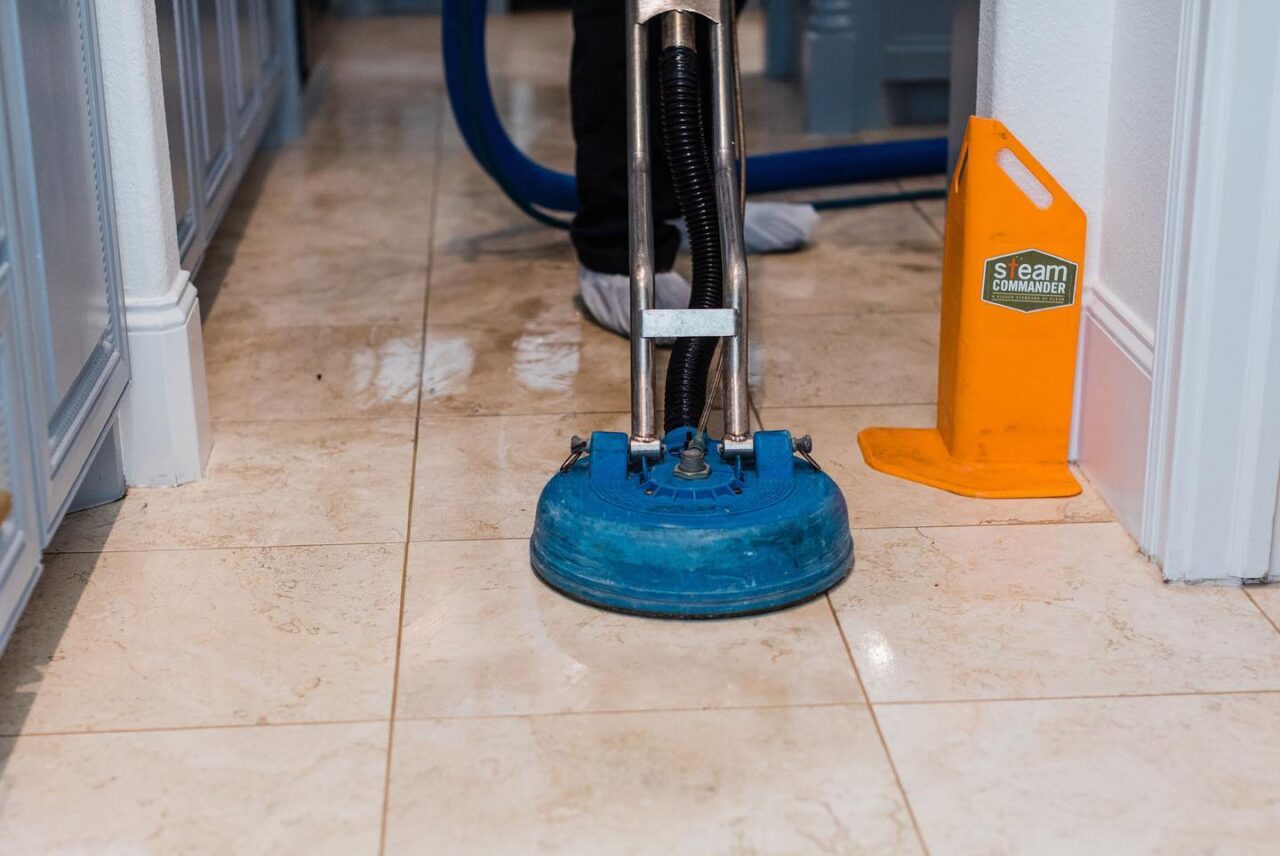 Professional tile and grout cleaning service